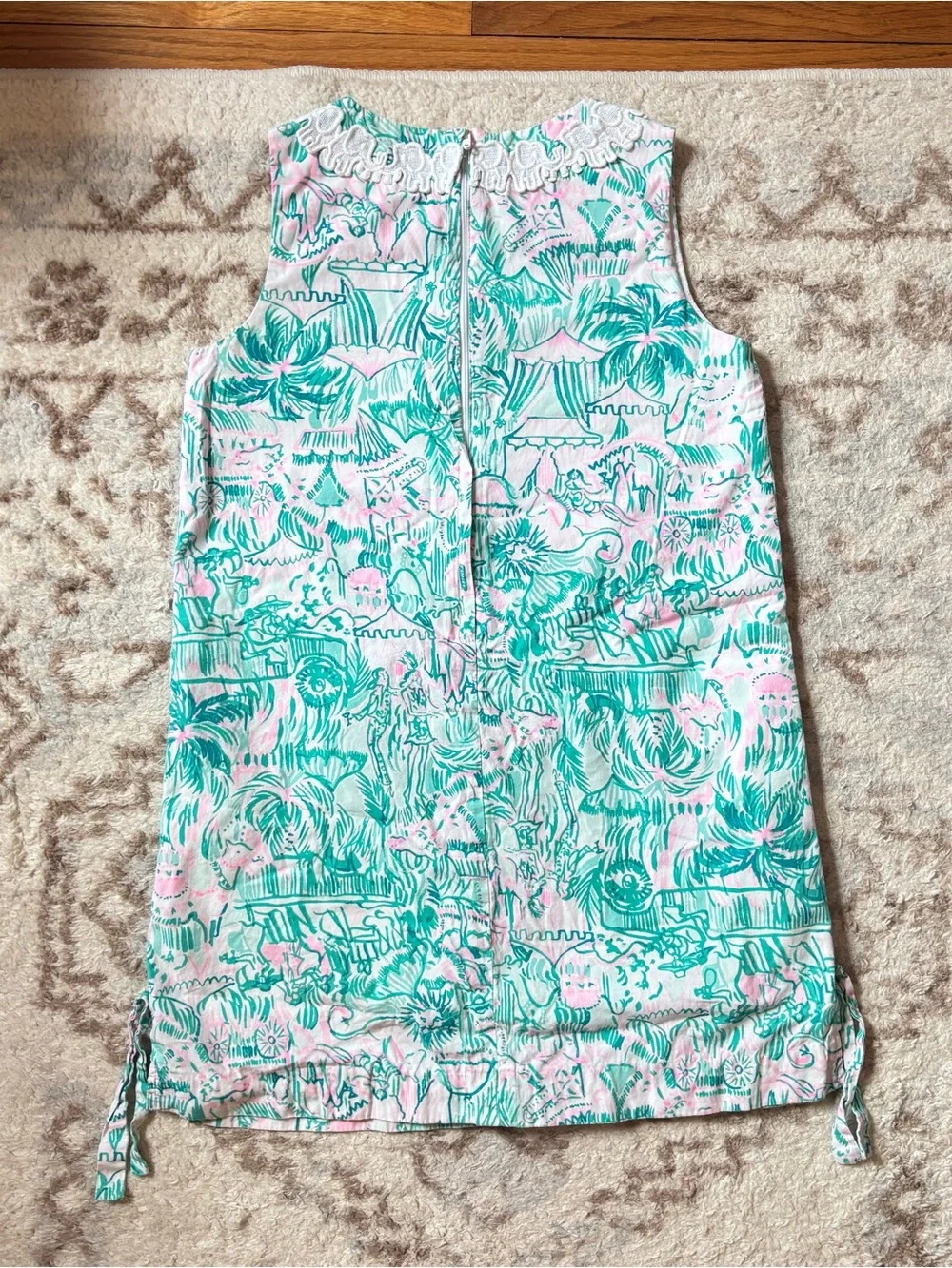 Lilly Pulitzer Little Lilly Girls Classic Shift Dress Bright Colorful Camelflage
